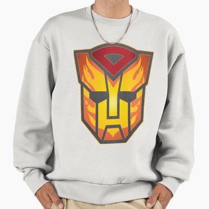 Transformers Hot Rod G1 Autobot Symbol Sweatshirt - Unique Graphic Unisex - T-Shirt, Sweatshirt, Hoodie