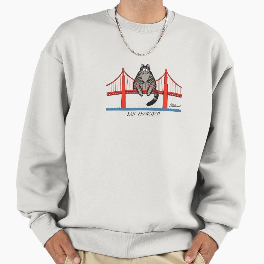 Cat San Francisco B Kilban As Worn T-Shirt - Unique Graphic Men Women - T-Shirt, Sweatshirt, Hoodie