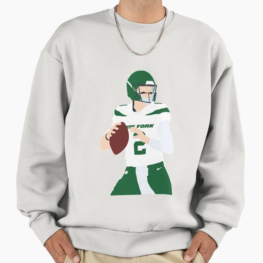 Zach Wilson 2 Jets Sweatshirt - Casual Everyday Wear for Adults - T-Shirt, Sweatshirt, Hoodie