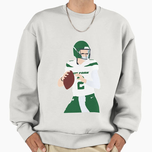 Zach Wilson 2 Jets Sweatshirt - Casual Everyday Wear for Adults - T-Shirt, Sweatshirt, Hoodie