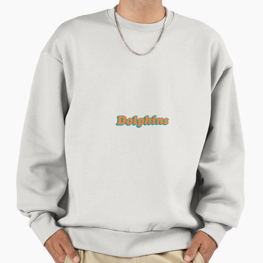 Miami Dolphins Sweatshirt - Custom Art Print for Adults - T-Shirt, Sweatshirt, Hoodie