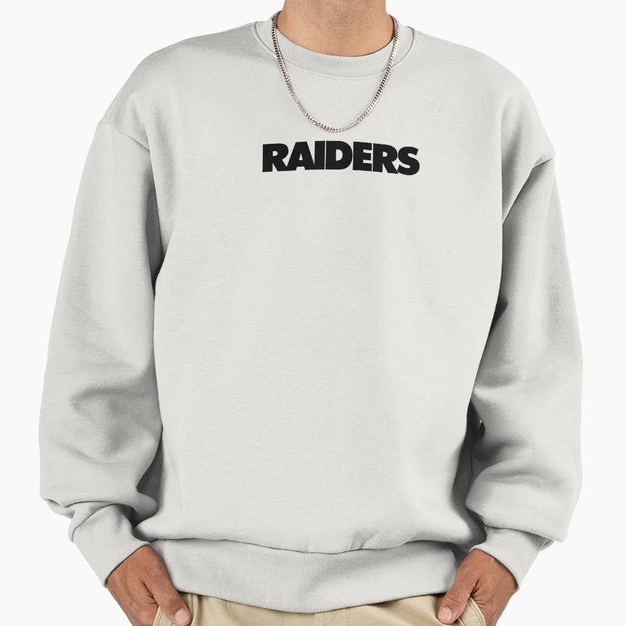 Raiders Wordmark Sweatshirt - Trendy Graphic for Adults - T-Shirt, Sweatshirt, Hoodie