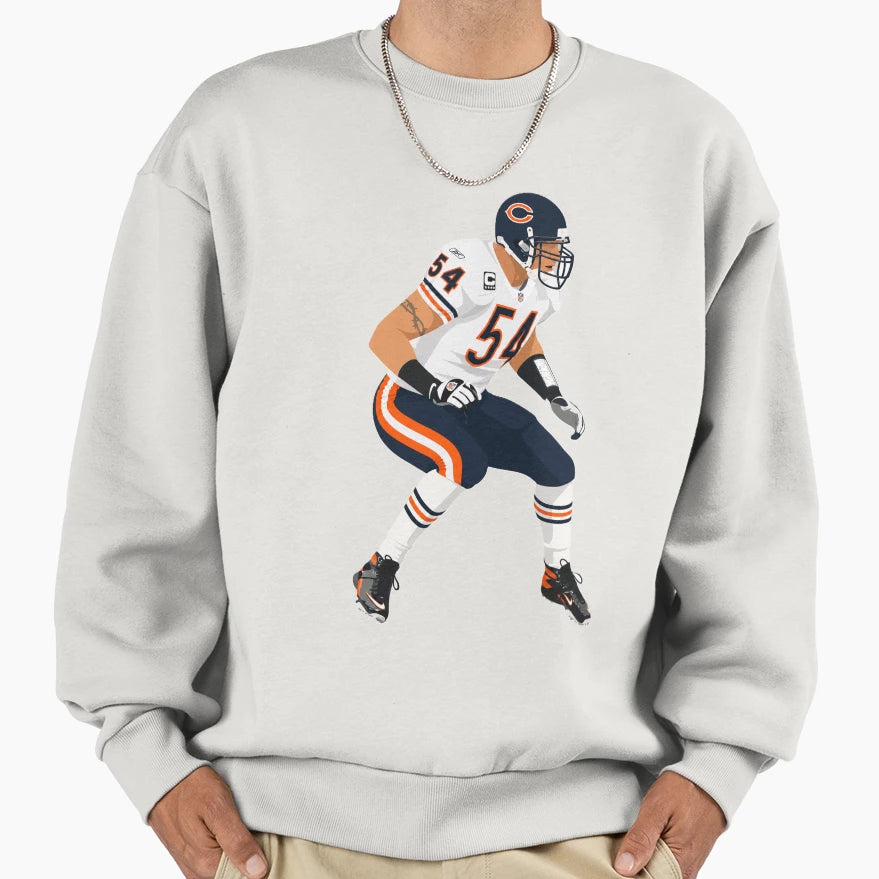 Brian Urlacher Sweatshirt - Novelty Apparel Men Women - T-Shirt, Sweatshirt, Hoodie