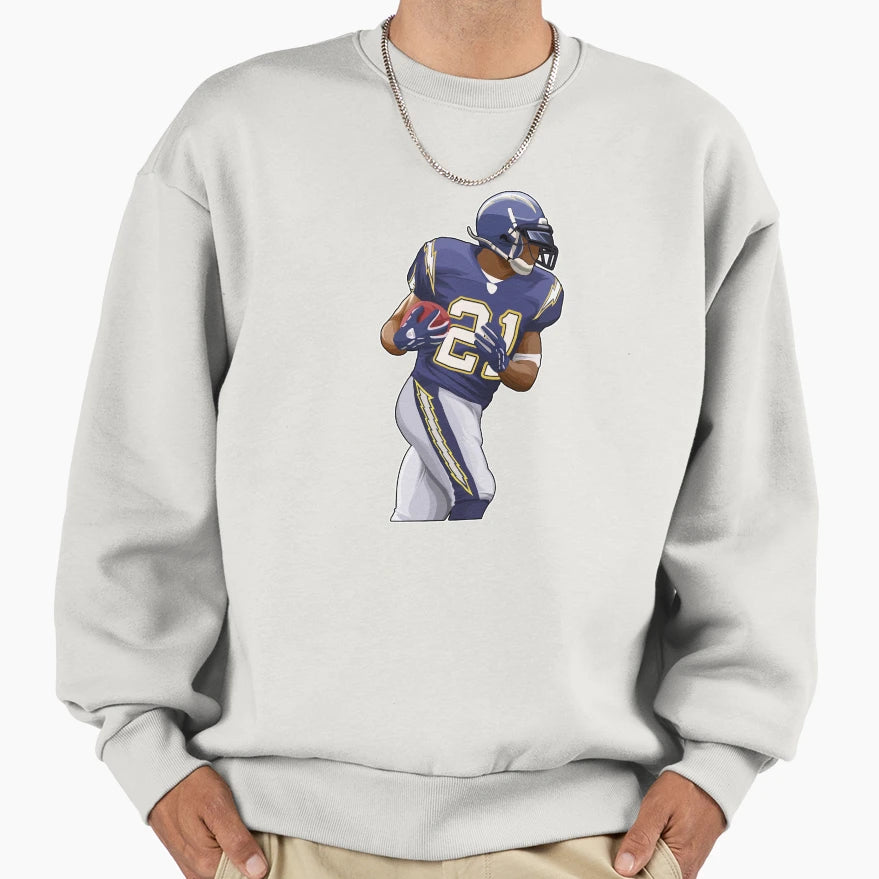 Ladainian Tomlinson 21 Runnng Back Sweatshirt - Unique Graphic Unisex - T-Shirt, Sweatshirt, Hoodie