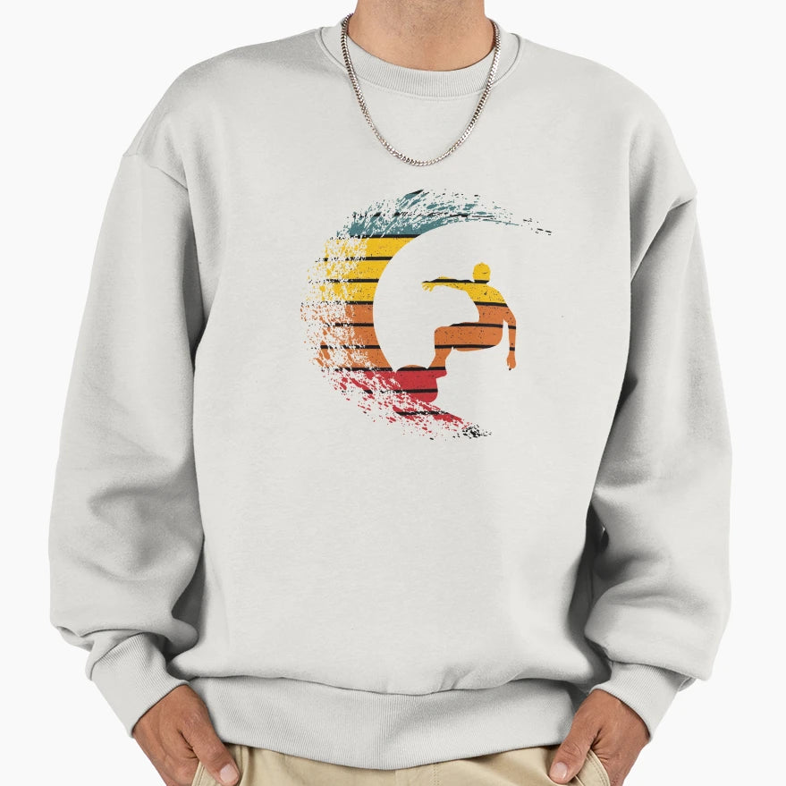 Surf Sweatshirt - Graphic Print Unisex - T-Shirt, Sweatshirt, Hoodie