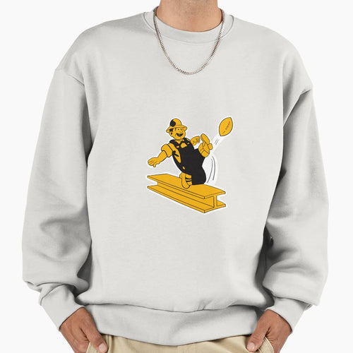 Old School Steeler Sweatshirt - Fun Novelty Design Unisex - T-Shirt, Sweatshirt, Hoodie