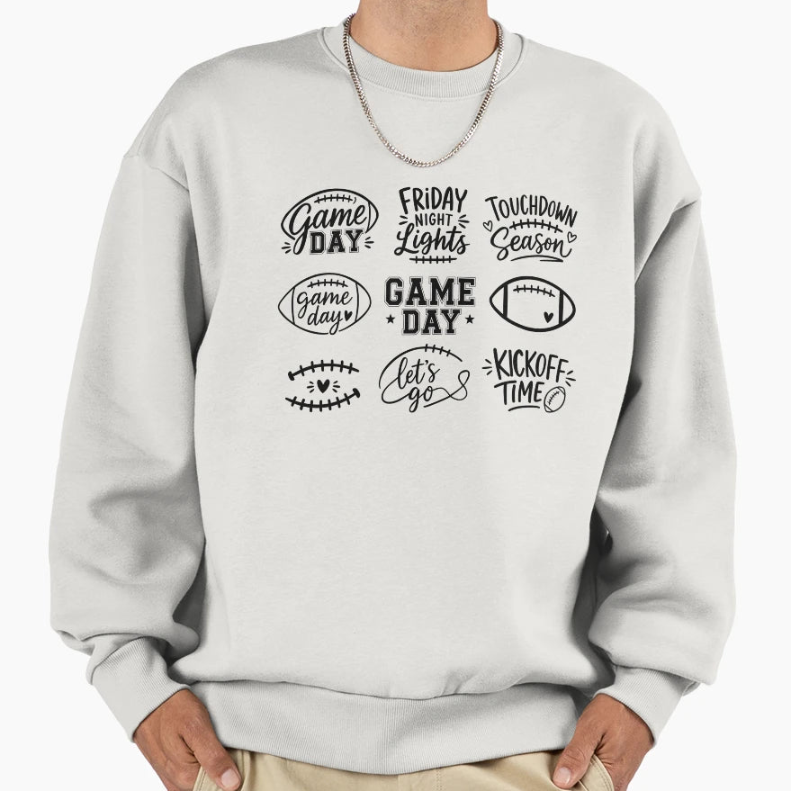 Game Day Football Friday Night Lights T-Shirt - Fun Novelty Design Unisex - T-Shirt, Sweatshirt, Hoodie