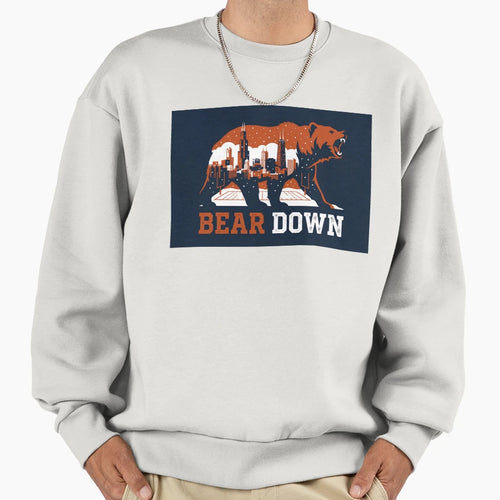 Bear Down Sweatshirt - Trendy Graphic Men Women - T-Shirt, Sweatshirt, Hoodie