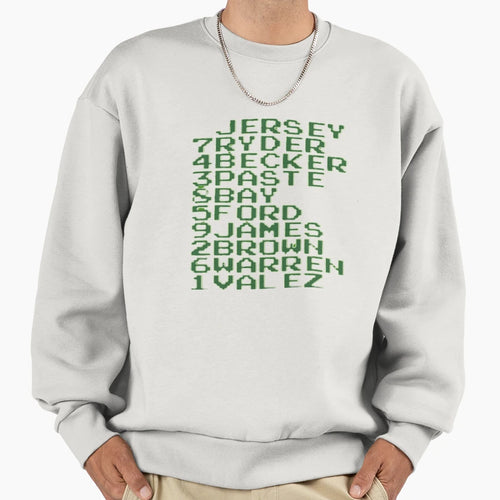Jersey Starting Lineup Sweatshirt - Graphic Print Unisex - T-Shirt, Sweatshirt, Hoodie