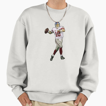 Eli Manning 10 Legendary Passes Sweatshirt - Streetwear Style for Adults - T-Shirt, Sweatshirt, Hoodie