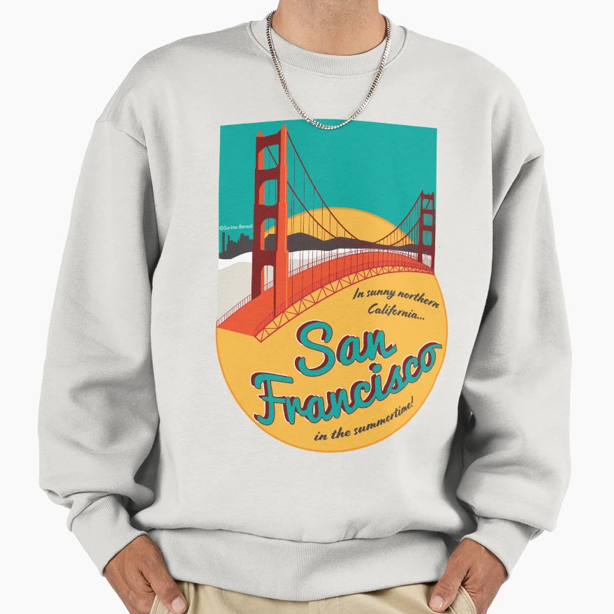 San Francisco Sweatshirt - Custom Art Print Men Women - T-Shirt, Sweatshirt, Hoodie