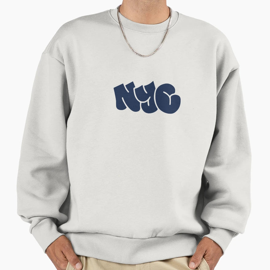 Nyc New York City Graffiti Sweatshirt - Custom Art Print Men Women - T-Shirt, Sweatshirt, Hoodie