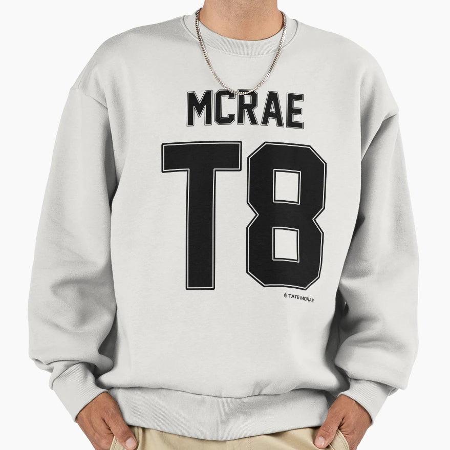 T8 Jersey Tate Mcrae Sweatshirt - Unique Graphic Unisex - T-Shirt, Sweatshirt, Hoodie