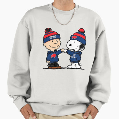 Snoopy Buffalo Bills Sweatshirt - Trendy Graphic for Adults - T-Shirt, Sweatshirt, Hoodie