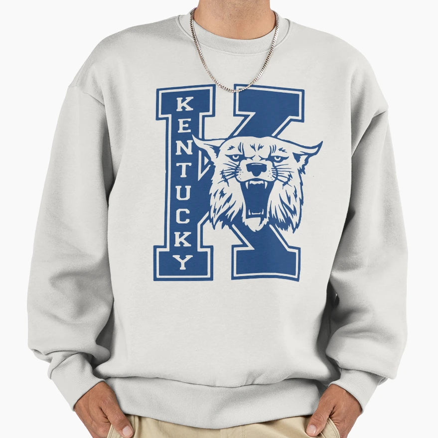 Uky Logo College Sweatshirt - Aesthetic Graphic Unisex - T-Shirt, Sweatshirt, Hoodie