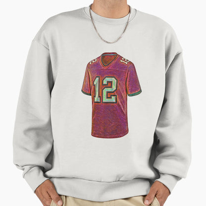 American Football Jersey Sweatshirt - Novelty Apparel Unisex - T-Shirt, Sweatshirt, Hoodie