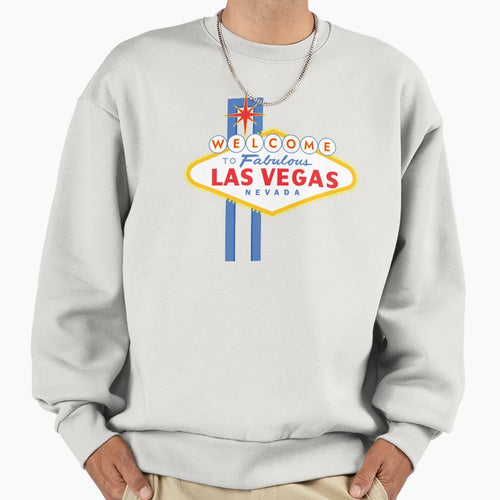 Las Vegas Sign Bachelor Sweatshirt - Aesthetic Graphic for Adults - T-Shirt, Sweatshirt, Hoodie
