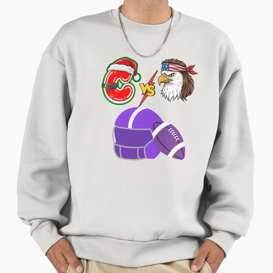 Epic Football Matchup Player Art Sweatshirt - Streetwear Style Men Women - T-Shirt, Sweatshirt, Hoodie