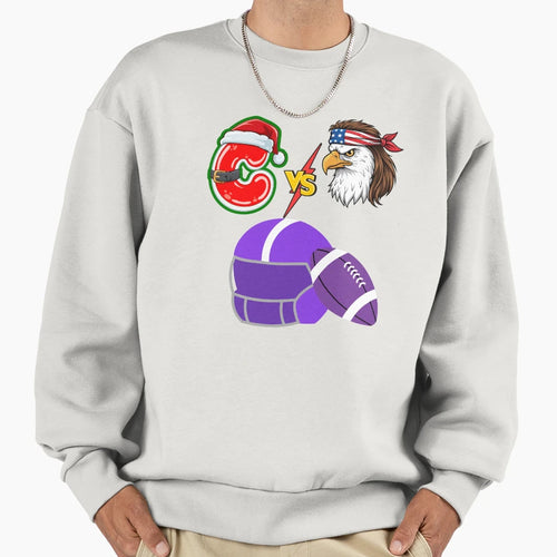 Epic Football Matchup Player Art Sweatshirt - Streetwear Style Men Women - T-Shirt, Sweatshirt, Hoodie