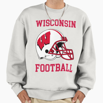 Wisconsin Football Sweatshirt - Streetwear Style for Adults - T-Shirt, Sweatshirt, Hoodie