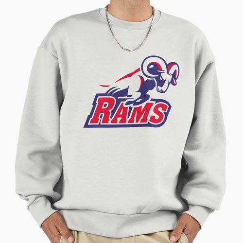 Bluefield Rams Sweatshirt - Aesthetic Graphic for Adults - T-Shirt, Sweatshirt, Hoodie
