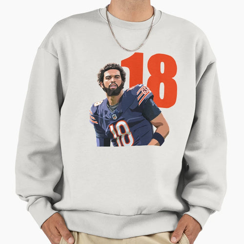 CW 18 Bears Chicago 2 Sweatshirt - Fun Novelty Design Unisex - T-Shirt, Sweatshirt, Hoodie
