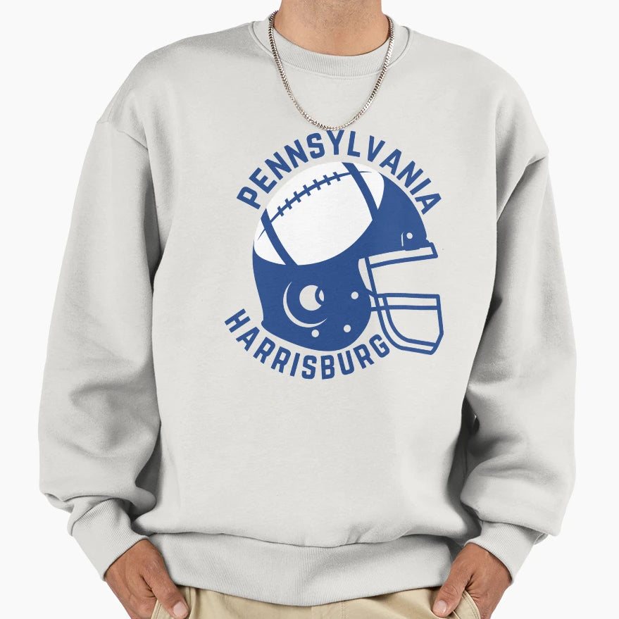 Harrisburg Pennsylvania Football Sweatshirt - Novelty Apparel Unisex - T-Shirt, Sweatshirt, Hoodie