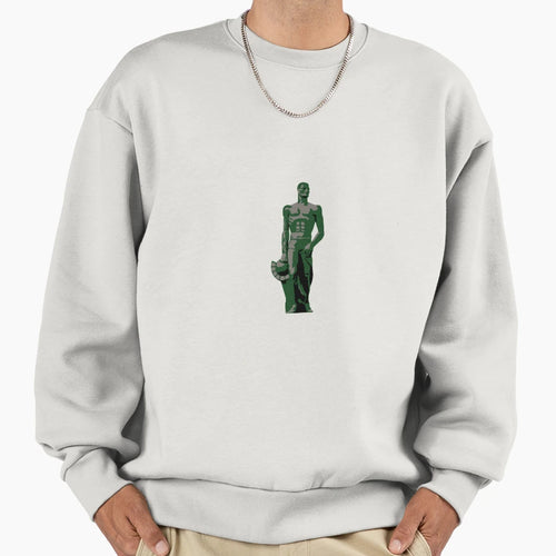 Spartan Statue Sweatshirt - Minimalist Print Men Women - T-Shirt, Sweatshirt, Hoodie