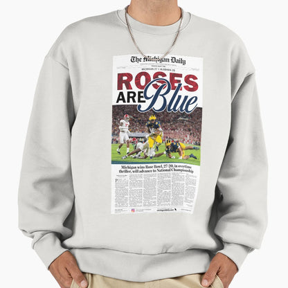 Michigan Daily Front Cover 1 3 24 Sweatshirt - Minimalist Print for Adults - T-Shirt, Sweatshirt, Hoodie
