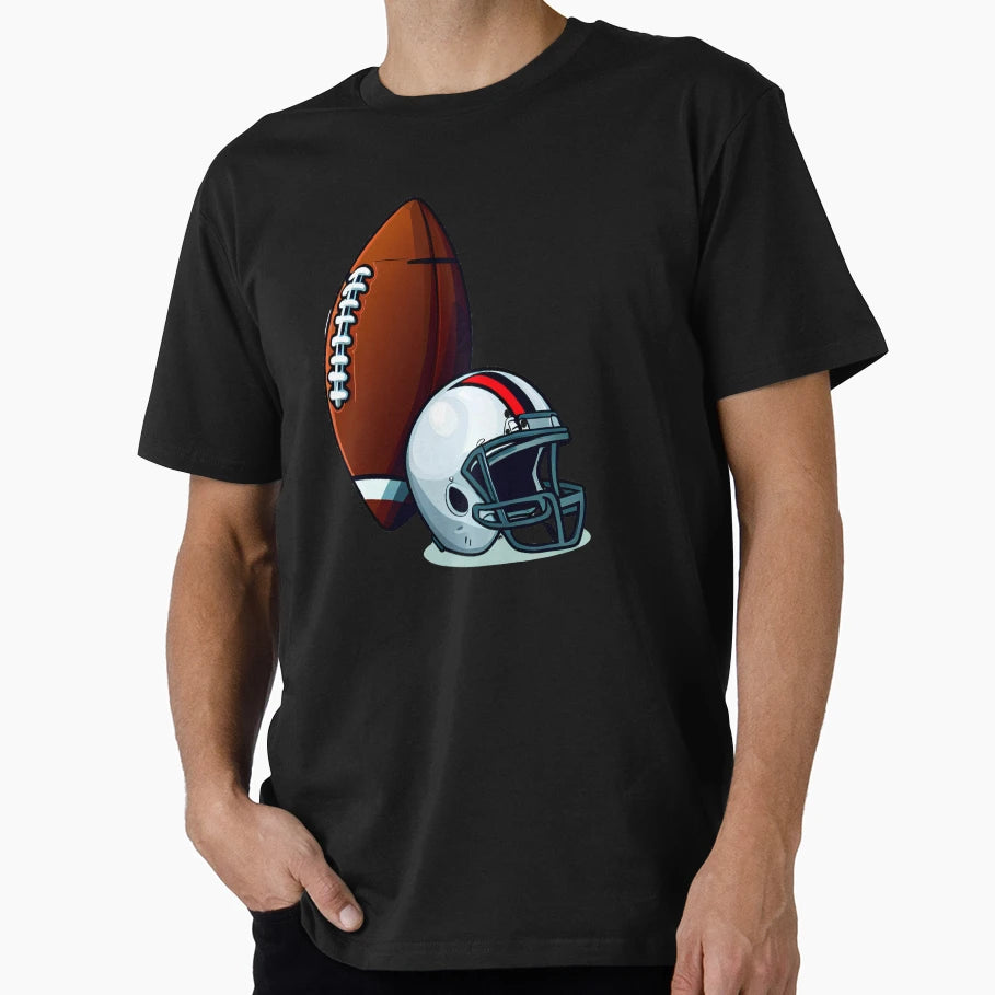 Gridiron Glory American Football T-Shirt - Unique Graphic for Adults - T-Shirt, Sweatshirt, Hoodie