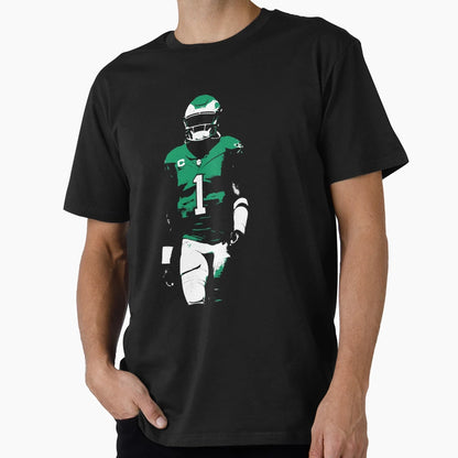 JH 1 Philly Football Stencil Tribute T-Shirt - Custom Art Print Men Women - T-Shirt, Sweatshirt, Hoodie