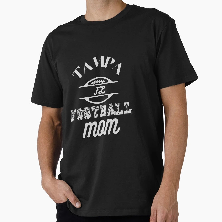 Tampa Fl Football Mom T-Shirt - Minimalist Print Men Women - T-Shirt, Sweatshirt, Hoodie