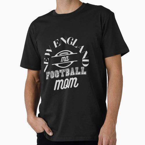 New England Ma Football Mom T-Shirt - Custom Art Print for Adults - T-Shirt, Sweatshirt, Hoodie