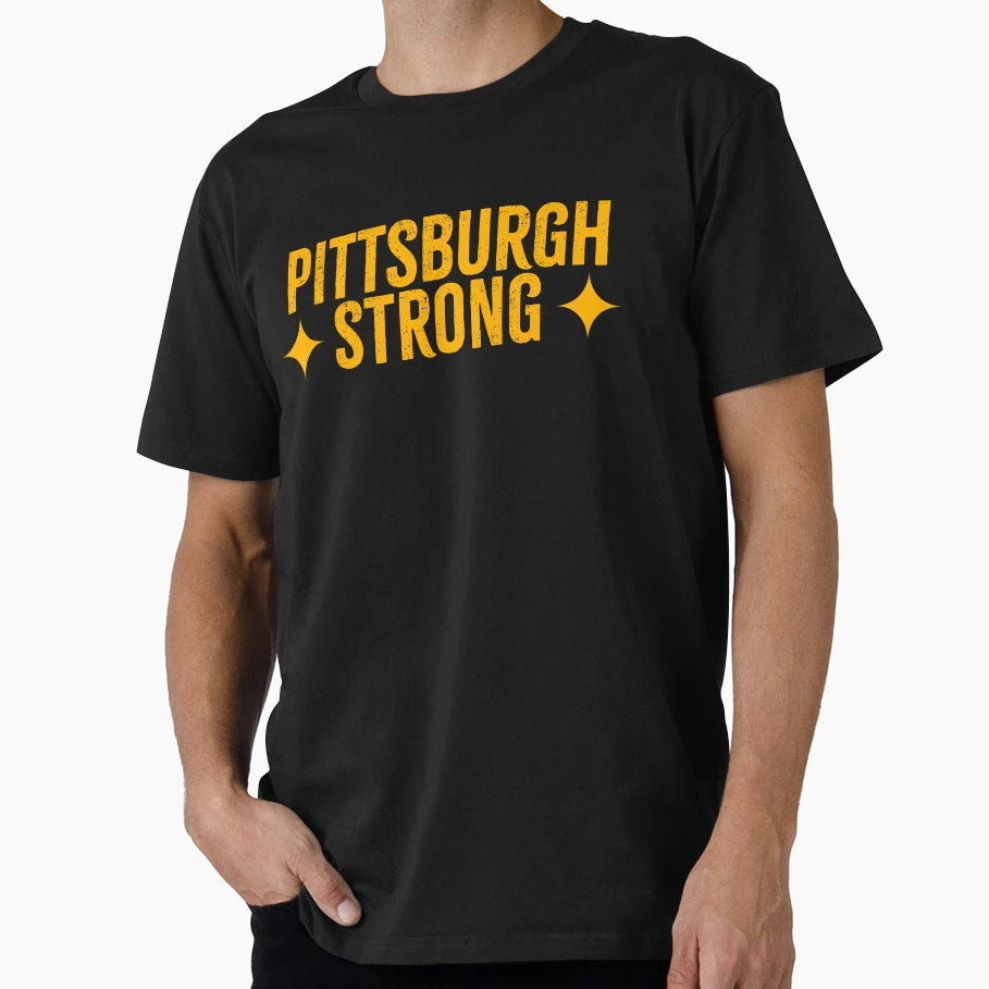 Pittsburgh Strong T-Shirt - Minimalist Print for Adults - T-Shirt, Sweatshirt, Hoodie