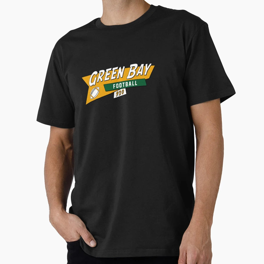 Green Bay 90S Football T-Shirt - Unique Graphic Men Women - T-Shirt, Sweatshirt, Hoodie