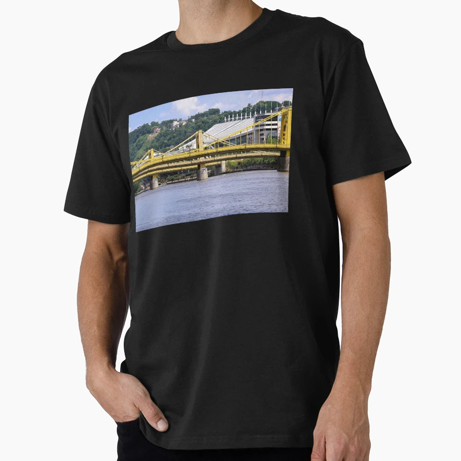Three Sisters Bridges Pittsburgh T-Shirt - Casual Everyday Wear for Adults - T-Shirt, Sweatshirt, Hoodie