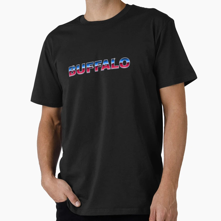 Buffalo Football 80S T-Shirt - Custom Art Print for Adults - T-Shirt, Sweatshirt, Hoodie