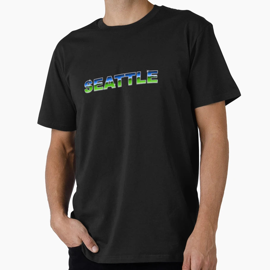 Seattle Football 80S T-Shirt - Fun Novelty Design Men Women - T-Shirt, Sweatshirt, Hoodie