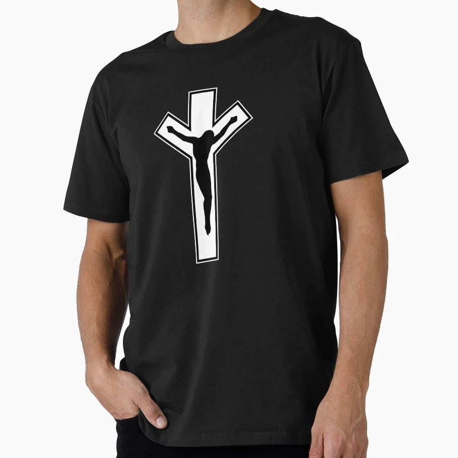 Cross White T-Shirt - Unique Graphic for Adults - T-Shirt, Sweatshirt, Hoodie