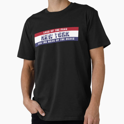 Land Free New York T-Shirt - Aesthetic Graphic Unisex - T-Shirt, Sweatshirt, Hoodie