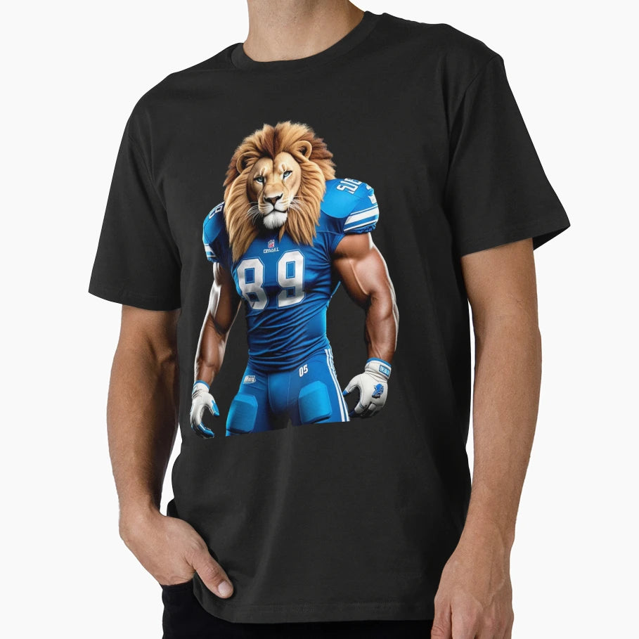 Football Mascot Art T-Shirt - Graphic Print Unisex - T-Shirt, Sweatshirt, Hoodie