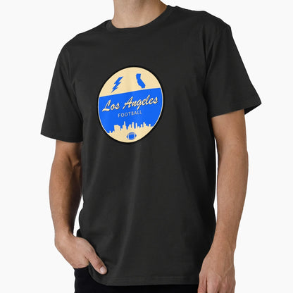 Los Angeles C Football Minimal Circle T-Shirt - Aesthetic Graphic Men Women - T-Shirt, Sweatshirt, Hoodie