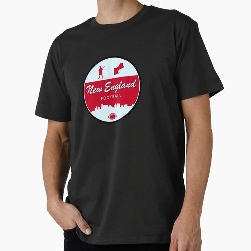 New England Football Minimal T-Shirt - Casual Everyday Wear Men Women - T-Shirt, Sweatshirt, Hoodie