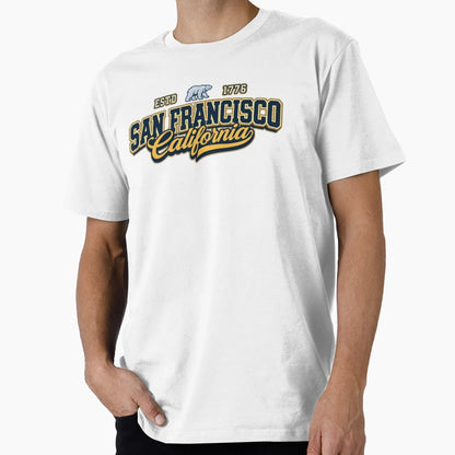 San Francisco California T-Shirt - Minimalist Print for Adults - T-Shirt, Sweatshirt, Hoodie