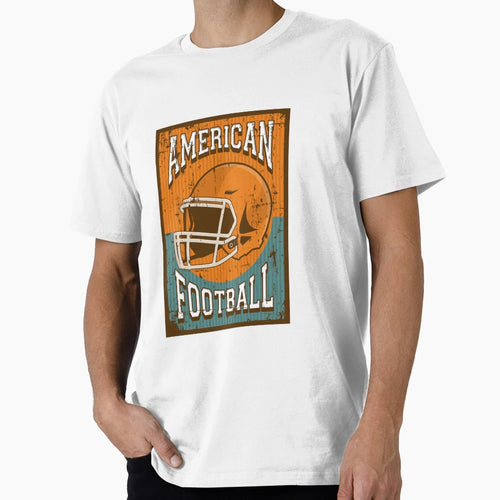 American Football Helmet T-Shirt - Graphic Print Men Women - T-Shirt, Sweatshirt, Hoodie