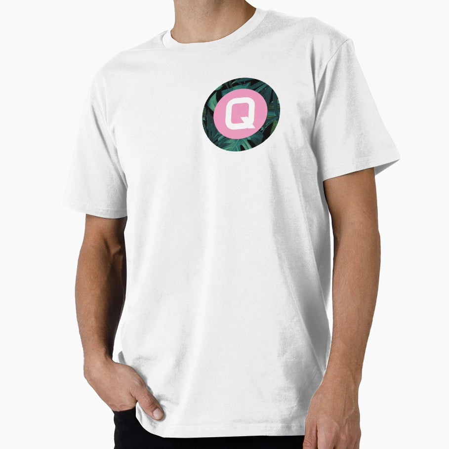 Letter Q T-Shirt - Minimalist Print Men Women - T-Shirt, Sweatshirt, Hoodie