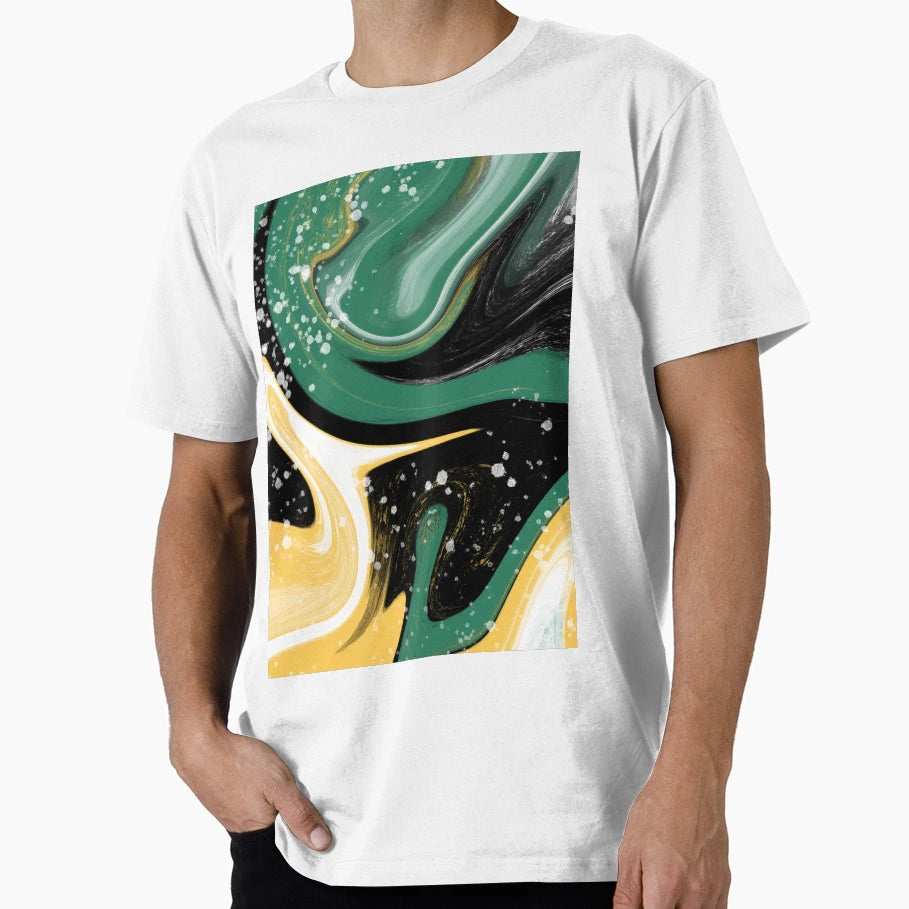 Marble Pattern T-Shirt - Unique Graphic Men Women - T-Shirt, Sweatshirt, Hoodie