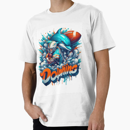 Miami Dolphins Graffiti T-Shirt - Novelty Apparel Men Women - T-Shirt, Sweatshirt, Hoodie