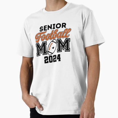 Class 2024 Senior Football T-Shirt - Aesthetic Graphic Men Women - T-Shirt, Sweatshirt, Hoodie