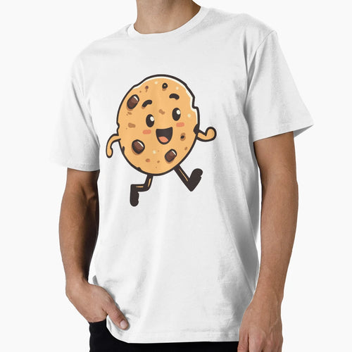 Cookies Cowboys Walk Down Street T-Shirt - Fun Novelty Design for Adults - T-Shirt, Sweatshirt, Hoodie
